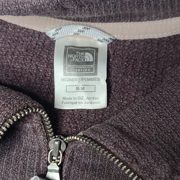 The North Face Women's Brown 1/4 Zip Pullover Sweater - Picture 3 of 7